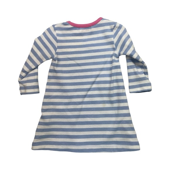 NWT Luigi Applique Birthday Party Dog A Line Stripe Dress - Picture 2 of 6